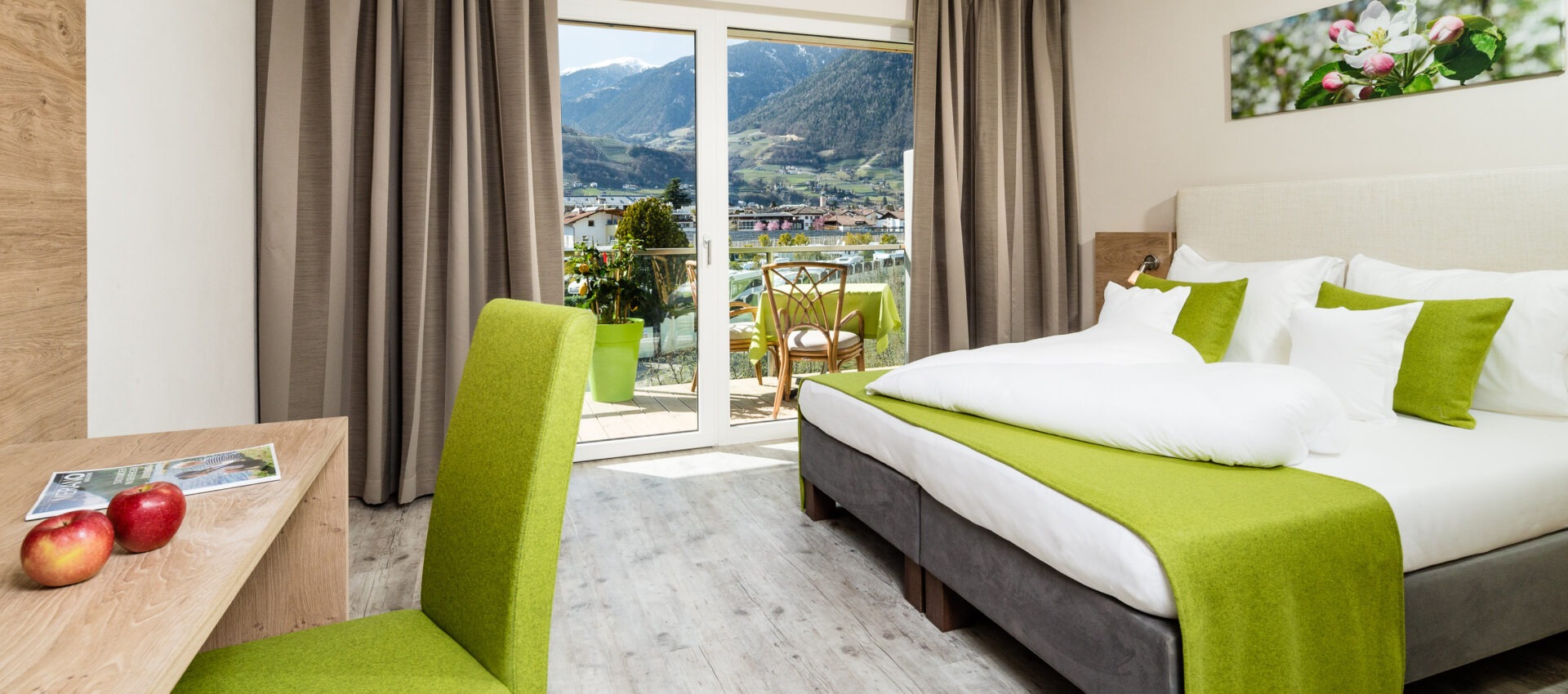 Zimmer Golden - 4 Sterne Hotel in Lana Pfeiss - Meran - Südtirol